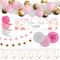 Personalised Pink Ombre Stars Decoration Party Pack