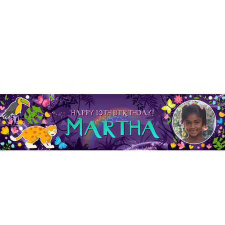 Personalised Enchanted Miracle Photo Banner - 120cm x 30cm