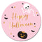 Personalised Badge - 58mm - Pink Halloween