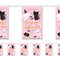 Pink Halloween 'Happy Halloween' Paper Flag Bunting Decoration - 2.4m