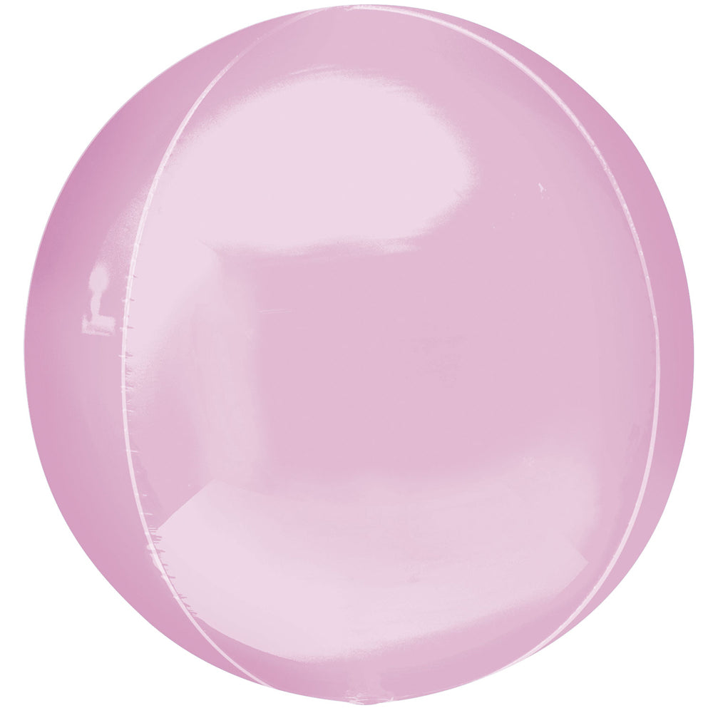 Pastel Pink Orb Foil Balloon - 16"