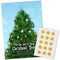 Pin the Star on the Christmas Tree Game with Stickers