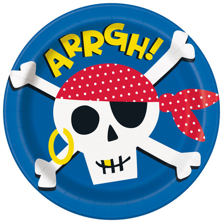 Ahoy Matey Pirate Paper Plates - 9