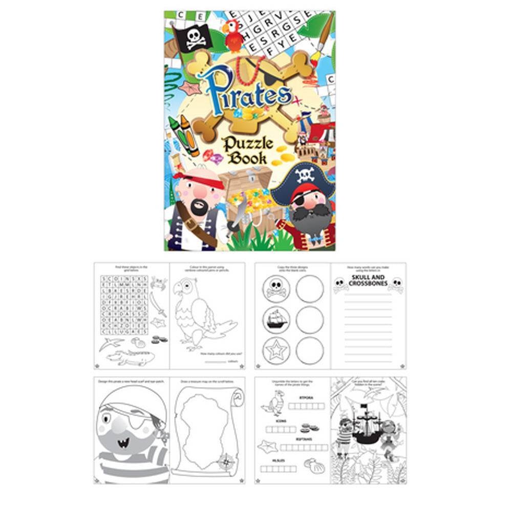 Mini Pirate Puzzle Book - 16 Pages