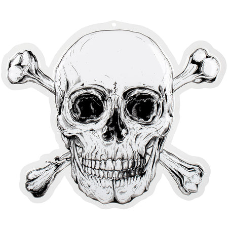 Pirate Skull Wall Decoration - 42cm x 50cm