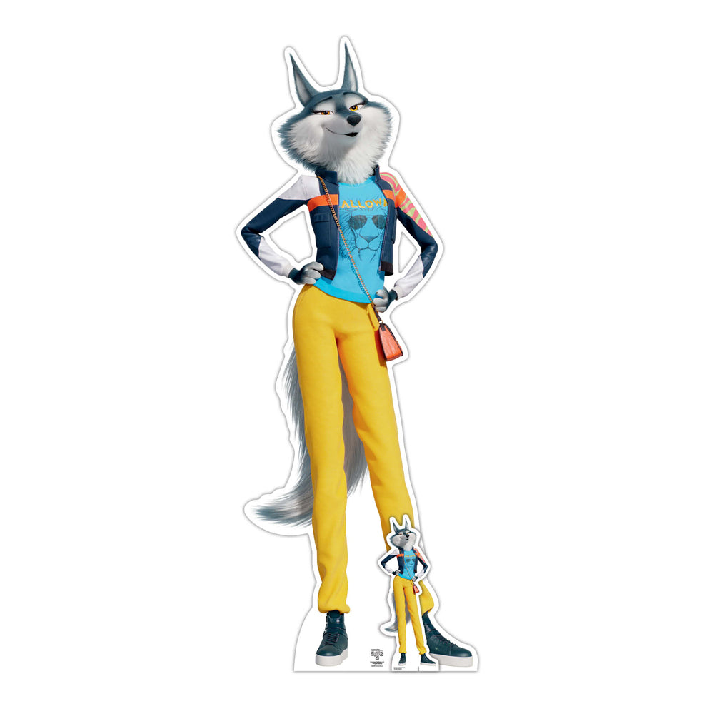 Porsha Wolf Sing 2 Lifesize Cardboard Cutout with Mini Cutout - 173cm x 66cm