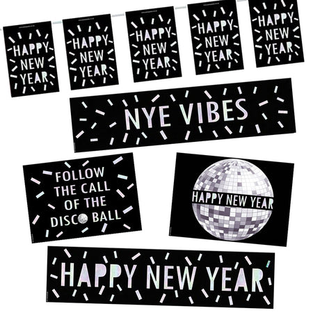New Year Disco Decoration Pack