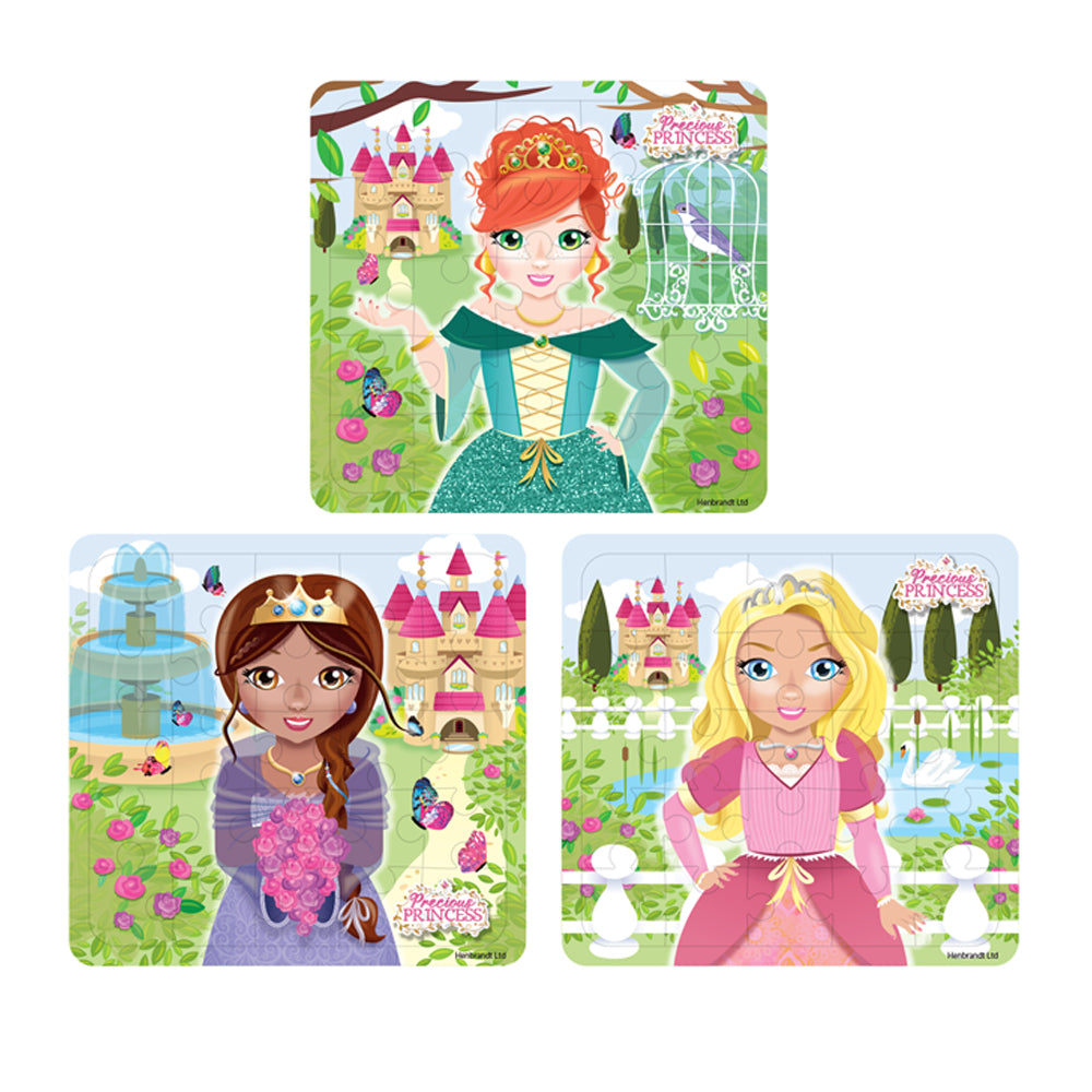 Assorted Princess Jigsaw Puzzle - 25 Piece - 13cm - Each
