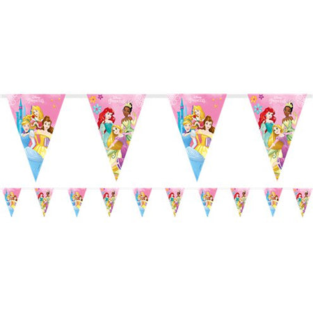 Disney Princess Live Your Story Plastic Flag Bunting - 2.3m