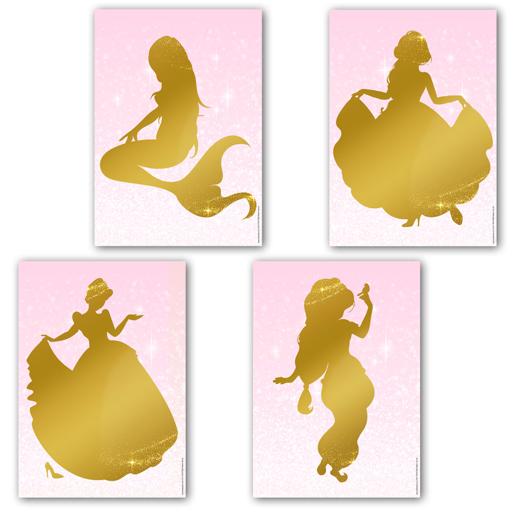 Princess Pink Sparkle Posters - A3 - Pack of 4