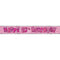 Birthday Glitz Pink '15' Prismatic Banner - 2.7m