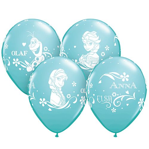 Frozen Printed Latex Balloons - 11" - Pack of 6