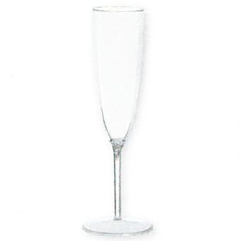 Clear Premium Quality Boxed Champagne Flutes - 150ml - Pack of 8