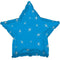 Blue Sparkle Star Foil Balloon - 18