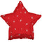 Red Spakle Star Foil Balloon - 18