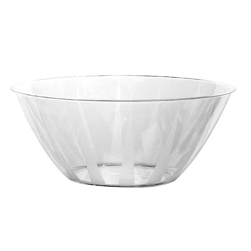 Crystal Clear Large Plastic Serving Bowl 4.7L Each Party Packs