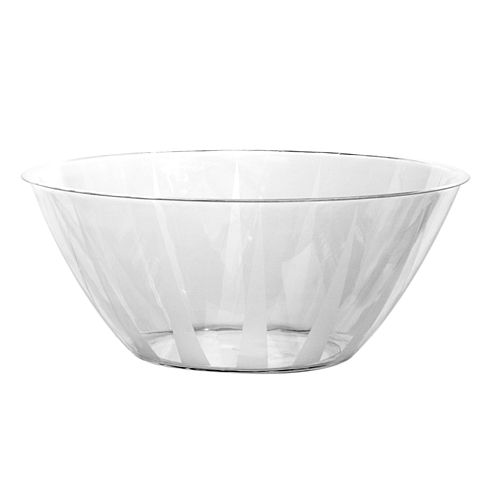 Crystal Clear Large Plastic Serving Bowl - 4.7L - Each