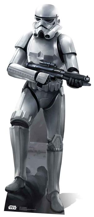 Star Wars Stormtrooper Cardboard Cutout - 1.88m