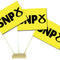 SNP Paper Table Flags 15cm on 30cm Pole