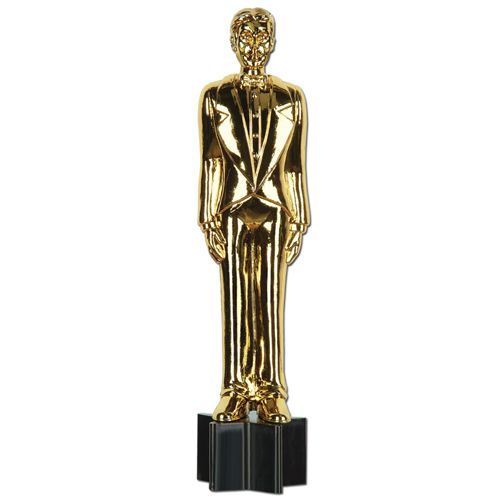 Awards Night Male Statuette Jointed Cutout Wall Decoration - 1.68m