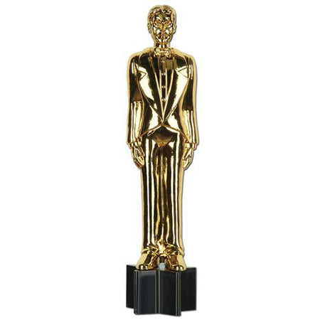 Awards Night Male Statuette Jointed Cutout Wall Decoration - 1.68m