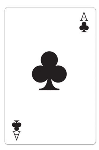 Ace of Clubs Playing Card Cardboard Cutout - 1.54m