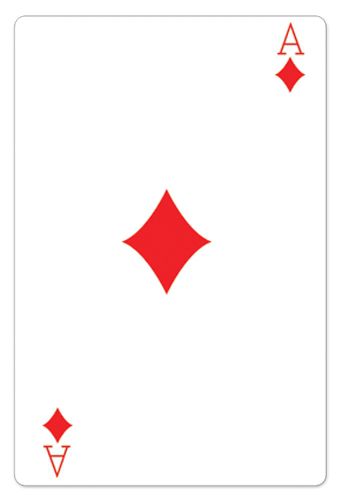 Ace of Diamonds Playing Card Cardboard Cutout - 1.54m