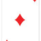 Ace of Diamonds Playing Card Cardboard Cutout - 1.54m