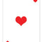 Ace of Hearts Playing Card Cardboard Cutout - 1.54m