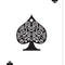 Ace of Spades Playing Card Cardboard Cutout - 1.54m