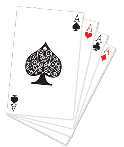 Hand of Playing Cards Cardboard Cutout - 1.52m