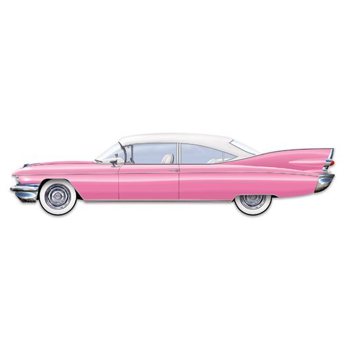 50's Cruisin' Car Jointed Cutout Wall Decoration  - 1.82m