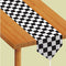 Printed Chequered Table Runner - 28cm x 183cm