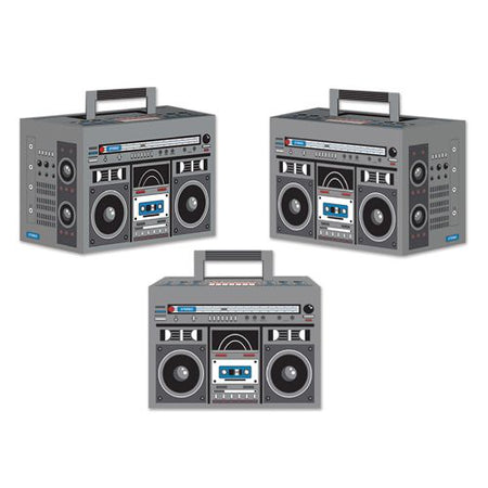 Boom Box Party Boxes - Pack of 3