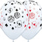 Cards & Dice Latex Balloons - 11
