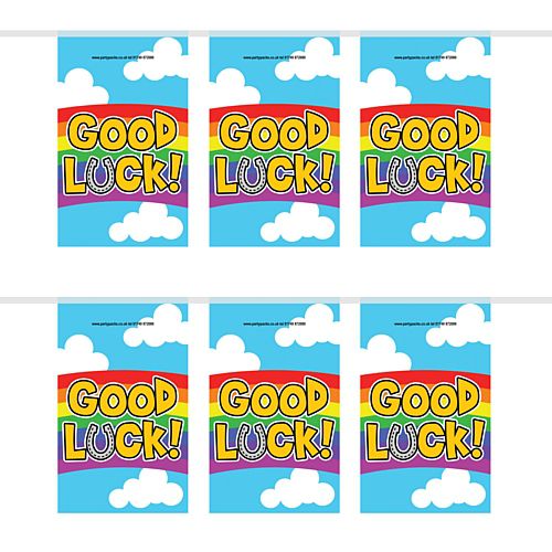 Good Luck Flag Interior Bunting - 2.4m