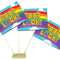 Good Luck Paper Table Flags 15cm on 30cm Pole