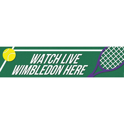 Wimbledon Banner - 1.2m