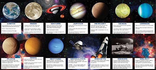 Space Blast Fact Cards - Pack of 14