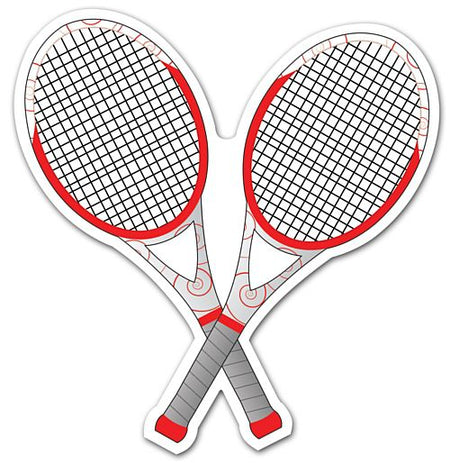 Tennis Racquet Cutouts - 35cm