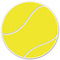 Tennis Ball Vinyl Wall Decoration - 13cm