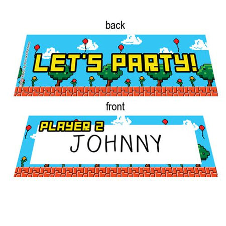 Video Game Placecards - Pack of 8