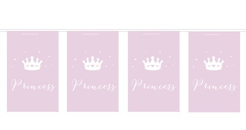 Princess Flag Bunting- 2.4m- 10 Flags