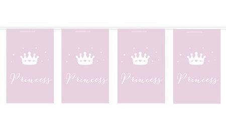 Princess Flag Bunting- 2.4m- 10 Flags