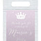 Personalised Princess Party Card Insert With Sealed Party Bag - Pack of 8