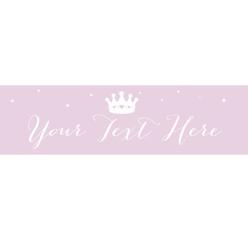 Princess Personalised Banner - 120cm x 30cm