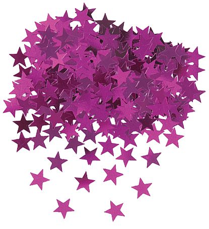 Pink Stars Confetti 14g