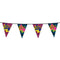 80s Patterned Plastic Bunting - 6m