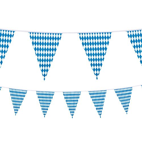 Oktoberfest All Weather Plastic Bunting - 4m - 11 Flags