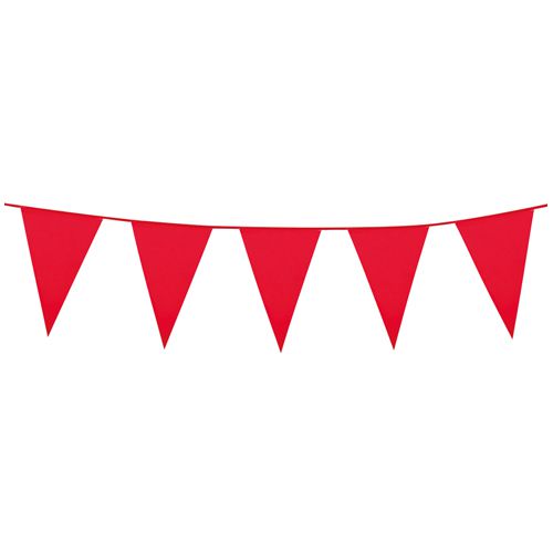 Red Giant Outdoor Plastic Bunting - 10m